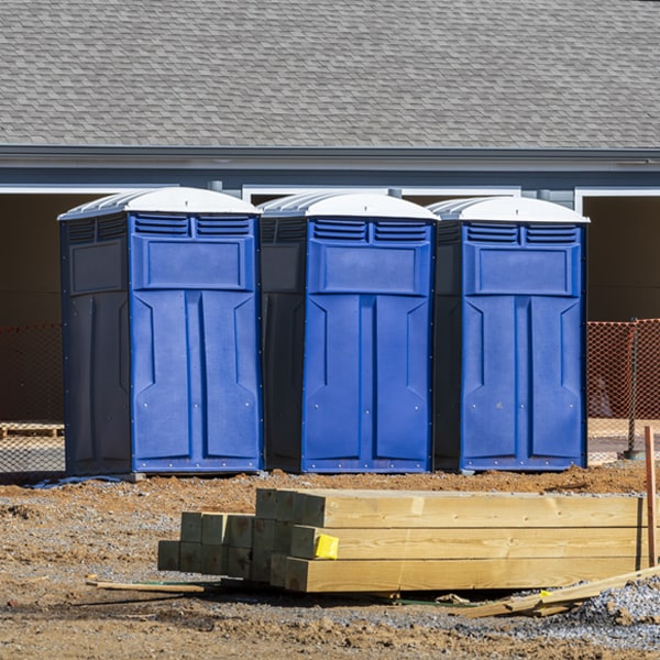how can i report damages or issues with the portable restrooms during my rental period in Gary South Dakota